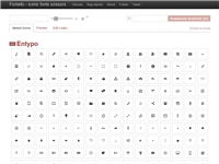 Fontello - easy iconic fonts composer